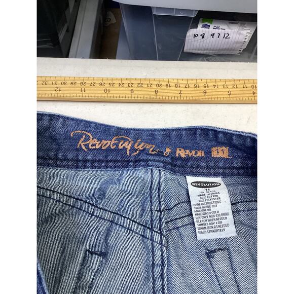 Revolution by Revolt Jean Women's Shorts - Picture 2 of 3